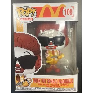 Funko Pop! Ad Icons Rock Out Ronald McDonald #109 McDonald’s